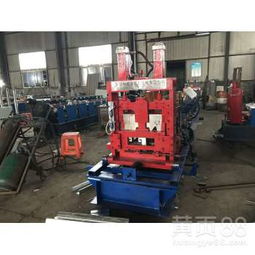【液压剪切c型钢成型机c型檩条生产设备80-300手摇换型】-